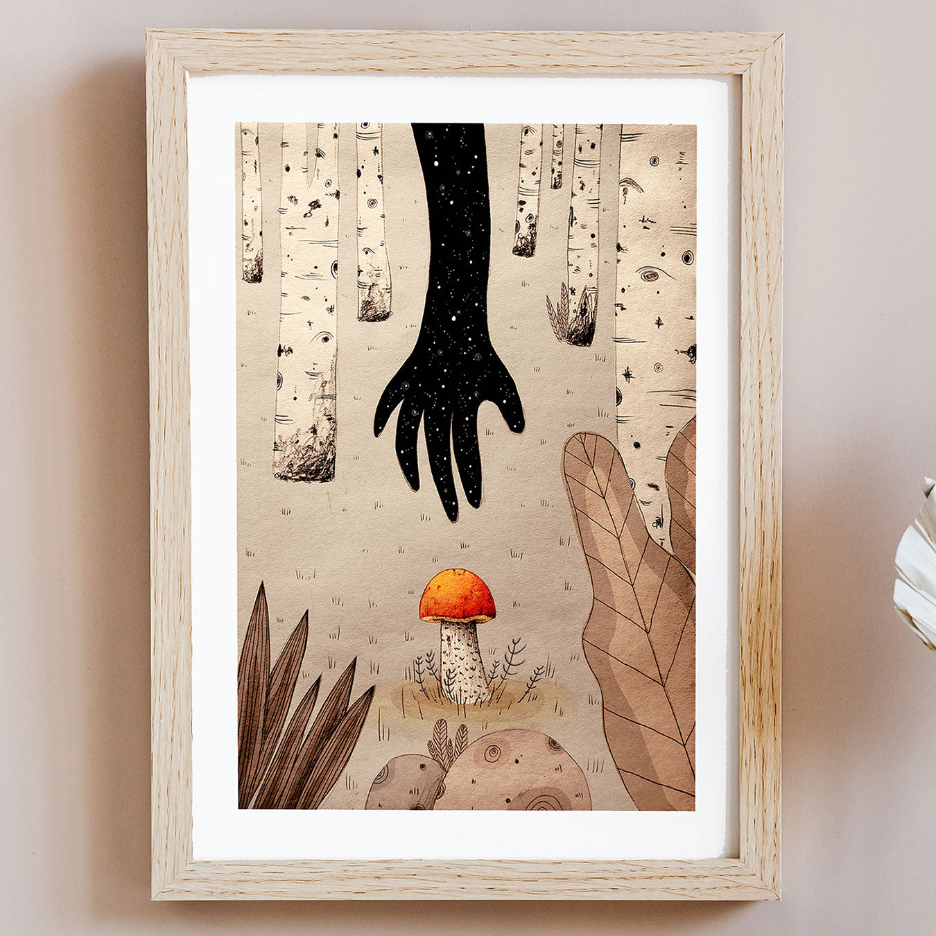 mushroom-art-print-maia-walczak