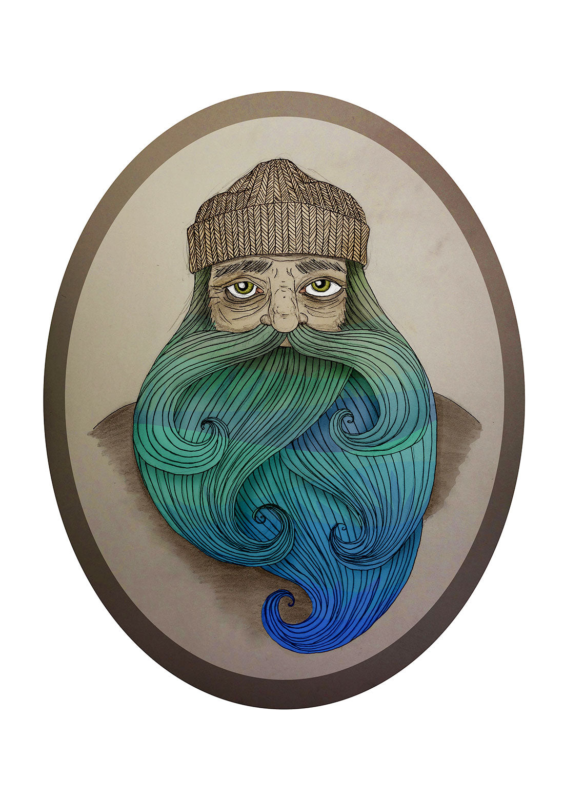 surf-art-print-bearded-sailor-Maia-Walczak