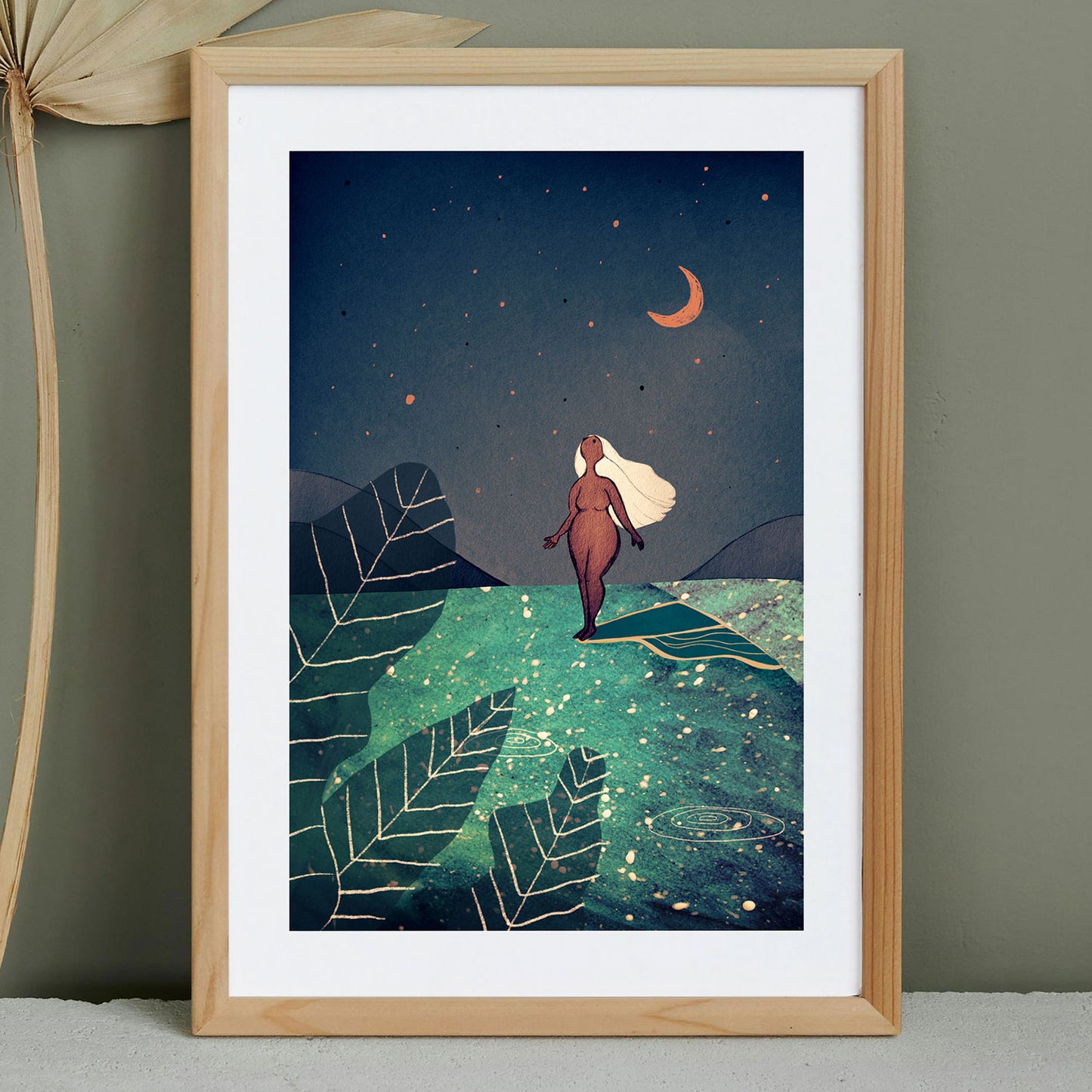 surfer-girl-art-print-surf-art-cornwall-maia-walczak