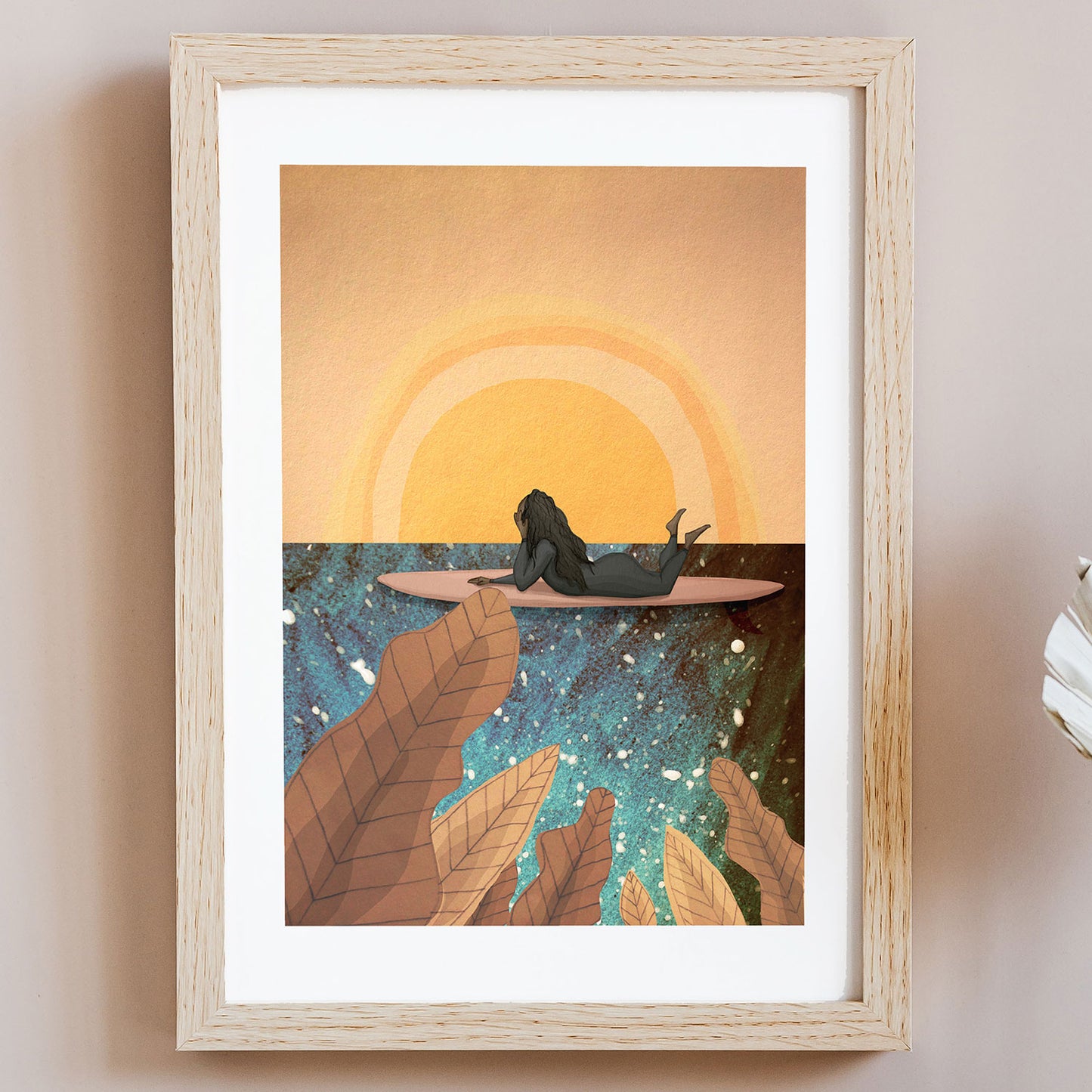 surfer-girl-art-print-surf-art-cornwall-maia-walczak